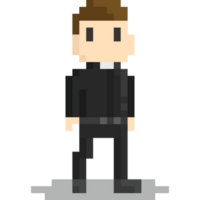 Pixel art priest character 2 png