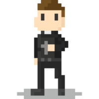 Pixel art priest character png