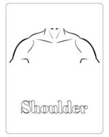 Human Body Coloring Pages, Human Body Part Vector