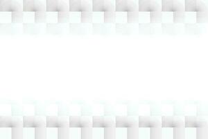 Abstract 3d modern square background. White and grey geometric pattern texture. vector art illustration