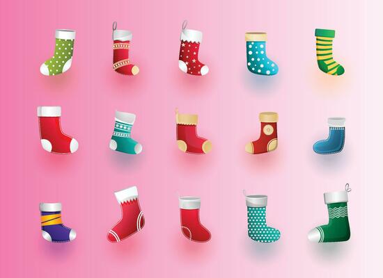 Christmas Advent calendar with funny Christmas socks.