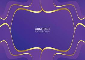abstract frame background purple with luxury design vector