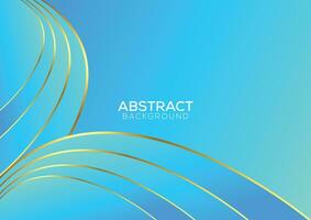 gradient blue with luxury abstract background design modern vector