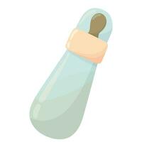 baby bottle for milk or formula. Icon. First food vector