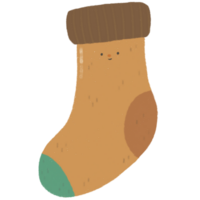 A sock with smile face png