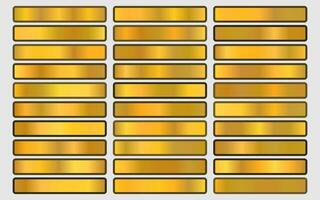 golden metallic bars vector illustration