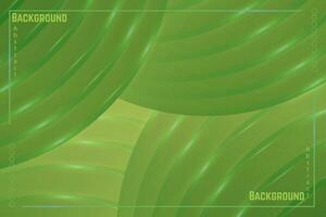 Green background with stacked circle vector