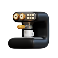 café tienda 3d icono png