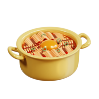 coreano cultura 3d icono png