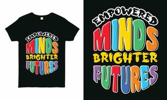 Back To School Theme typography t shirt design vector