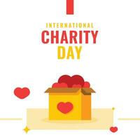 International Charity Day Design Celebration vector