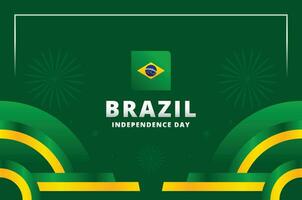 Brazil Independence Day Design Template vector