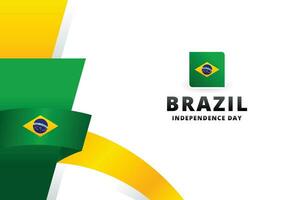 Brazil Independence Day Design Template vector