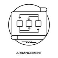 A business strategy scheme plan for project management vector