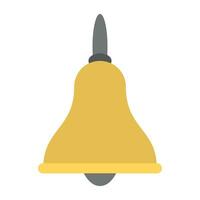 Bell design icon for alarm and notification vector