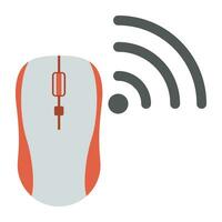 A pointing device, wireless computer mouse vector