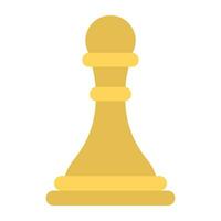 A chess pawn used to represent strategy vector