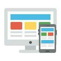 un pantalla con Estadísticas, gráfico representación vector