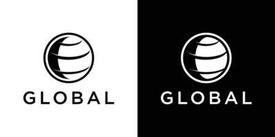 logo diseño global resumen icono inspiración vector