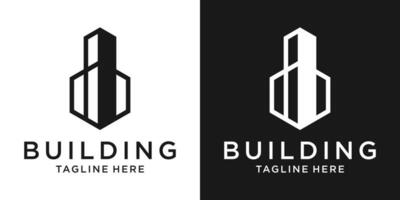 logo design building icon vector inspiration