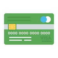 Front and back designs of credit card vector