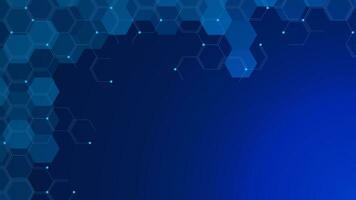 Abstract geometric with hexagon pattern background. Medicine, chemistry, medical science and technology concept design. Vector illustration.