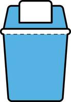 Garbage flat vector icon