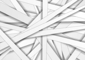 White and grey stripes abstract corporate background vector