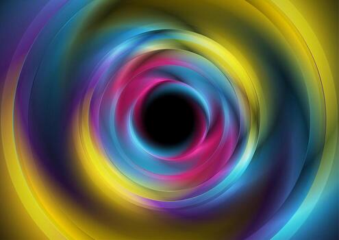 brillante vistoso suave círculos resumen tecnología antecedentes vector