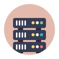Data storage hub called web server or server database vector