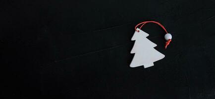 Christmas background, Cute Small Handmade Wooden Christmas Tree photo