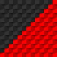 Contrast red black abstract mosaic background vector