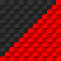 Contrast red black abstract mosaic background vector