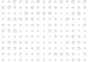 Grey white papercut circle dots abstract background vector