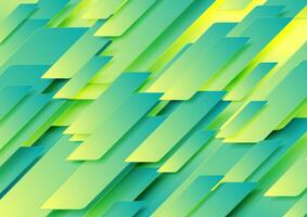 Contrast cyan yellow abstract tech geometric background vector