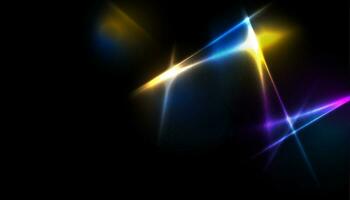 Abstract colorful laser show neon vector background