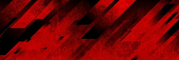 Dark red grunge stripes abstract banner design vector