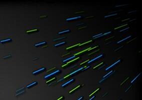 Glowing sci-fi retro background with neon laser lines vector