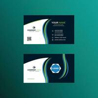 Visiting card modern design template vector