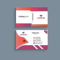 Visiting card modern design template vector