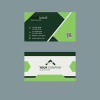 Visiting card modern design template vector