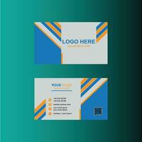 Visiting card modern design template vector