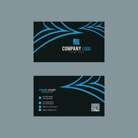 Visiting card modern design template vector