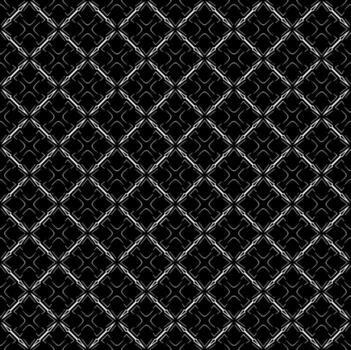 textura de patrón transparente en blanco y negro. diseño gráfico ornamental en escala de grises. adornos de mosaico. plantilla de patrón vector