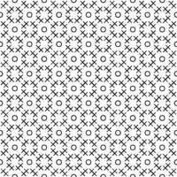 Black and white seamless abstract pattern. Background and backdrop. Grayscale ornamental design. vector