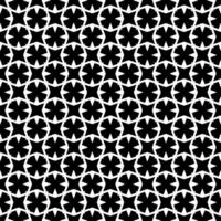 Black and white seamless pattern texture. Greyscale ornamental graphic design. Mosaic ornaments. Pattern template. vector