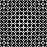 Black and white seamless pattern texture. Greyscale ornamental graphic design. Mosaic ornaments. Pattern template. vector