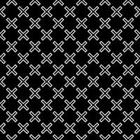 Black and white seamless abstract pattern. Background and backdrop. Grayscale ornamental design. vector