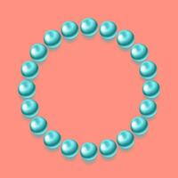 Abstract minimal pastel background with glossy 3d balls vector