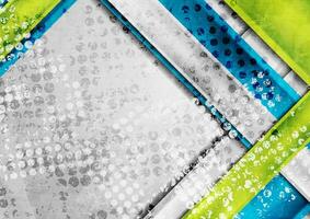 Grunge tech geometric abstract background vector